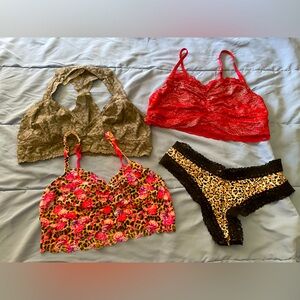 Victoria’s Secret etc Lace bra Bralettes bundle size l